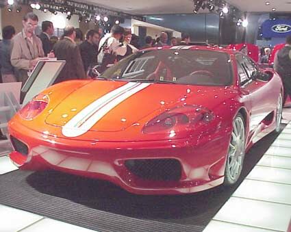the Ferrari Challenge Stradale has received its North American introduction at the 2003 New York International Motor Show