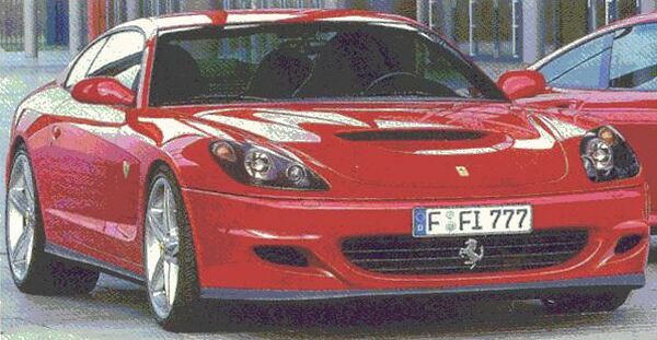 impression of the Ferrari 456GT replacement, expected to be known as the 499/500