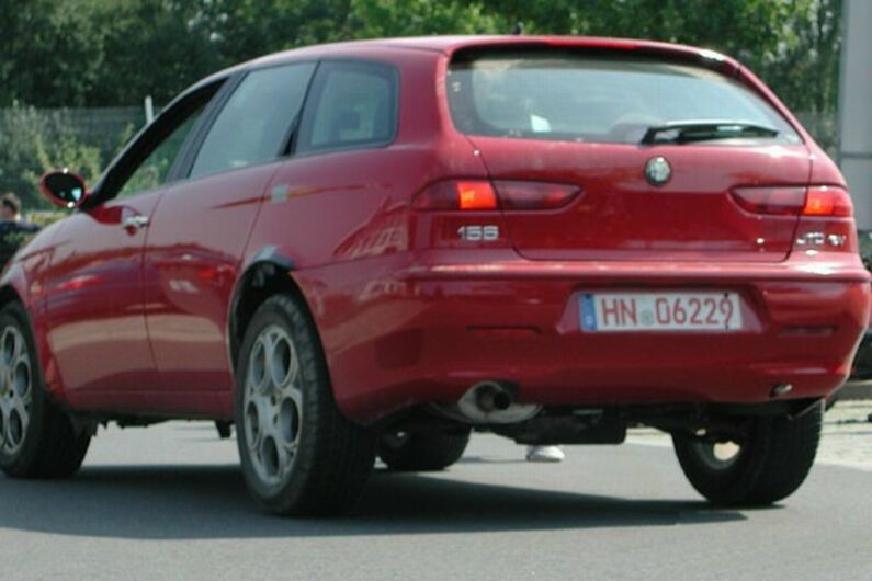 Alfa Romeo 156 Sportwagon fitted with new 4x4 system