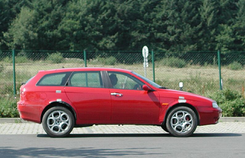 Alfa Romeo 156 Sportwagon fitted with new 4x4 system