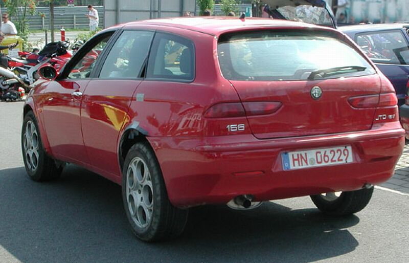 Alfa Romeo 156 Sportwagon fitted with new 4x4 system