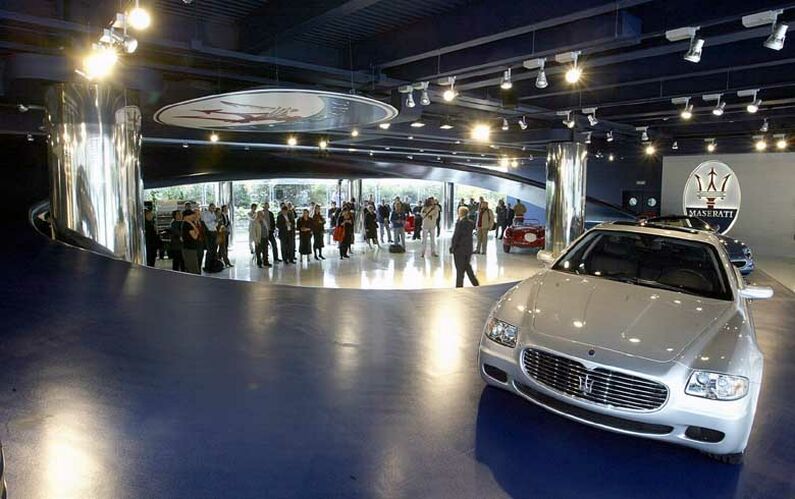 Maserati's new showroom