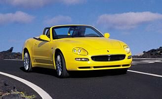 The Maserati Spyder. Click here for more details of the Ferrari Maserati Group's 2002 financial report