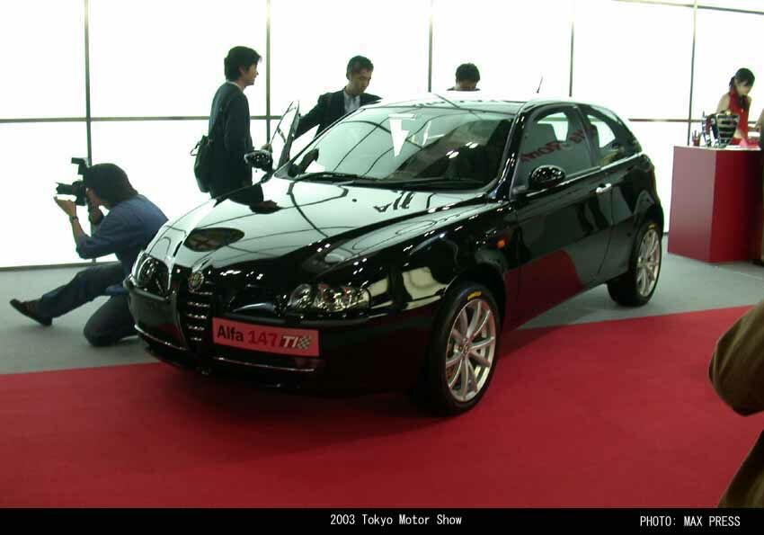 Alfa Romeo 147 TI at the 2003 Tokyo Motor Show. Photo: Max Press.