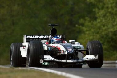 European Minardi Cosworth at the 2003 Hungarian Grand Prix