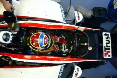 European Minardi Cosworth at the 2003 Hungarian Grand Prix