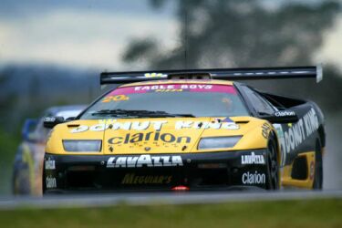The Lamborghini Diablo GTR during qualifying. Photo: Procar.