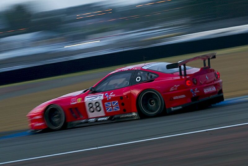 Veloqx Prodrive Ferrari 550 GTS Maranello at the 2003 Le Mans 24 Hours. Photo: John Brooks