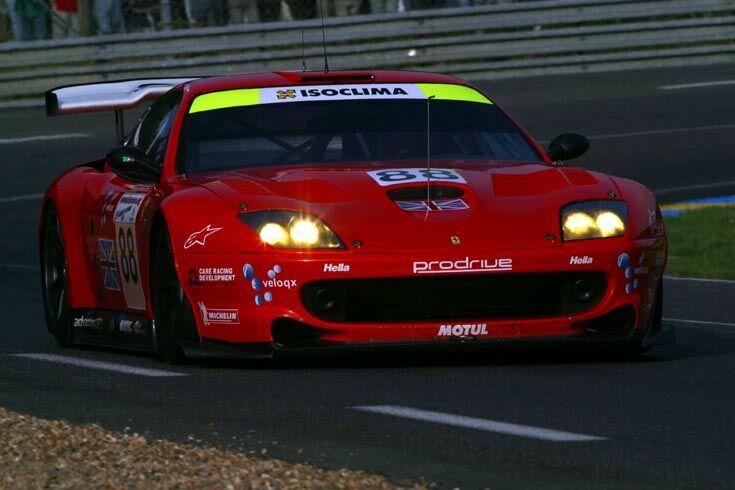 Veloqx Prodrive Ferrari 550 GTS Maranello at the 2003 Le Mans 24 Hours. Photo: John Brooks