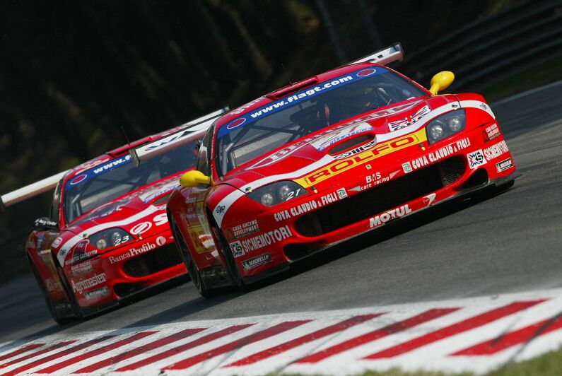 The 21 Care Racing Ferrari 550 Maranello ran a steady race