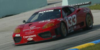 the Ferrari of Washington 360GT on its way to victory in Miami, click for further details