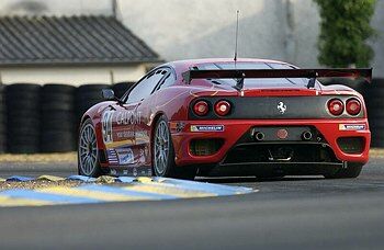 the Risi Competizione Ferrari 360 overcame early race electrical problems to make the finish of the Le Mans 24 Hours