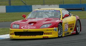 JMB Racing's Ferrari 550 Maranello at Donington Park