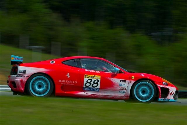 Team Maranello Concessionaires Ferrari 360 testing at Spa, 8th July 2003