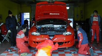 click here for more on the Nordauto Alfa Romeo team testing at Vallelunga