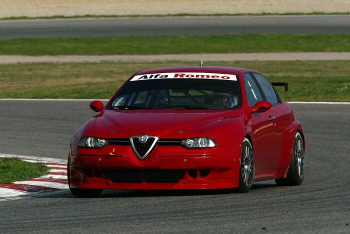 THE ALFA ROMEO 156 GTA SET THE PACE AT THE ETCC BARCELONA TEST