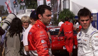 Pole winner Roberto Colciago with Dirk Muller, fastest of the BMW drivers