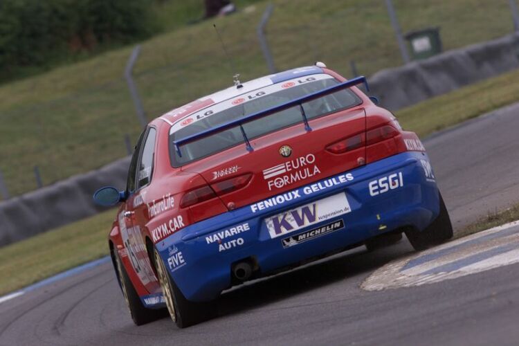 Eric Cayrolle had a disappointing practice session in his Bigazzi Alfa Romeo 156GTA