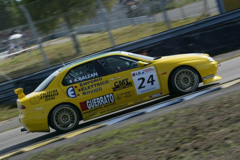 Alessandro Balzan was the fastest of the independent Alfa runners at Anderstorp