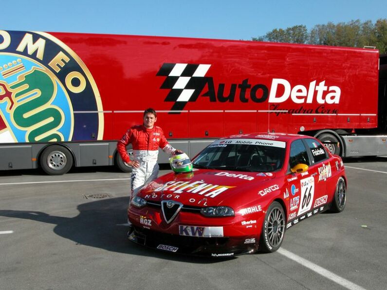 Fisichella su Alfa 156 GTA