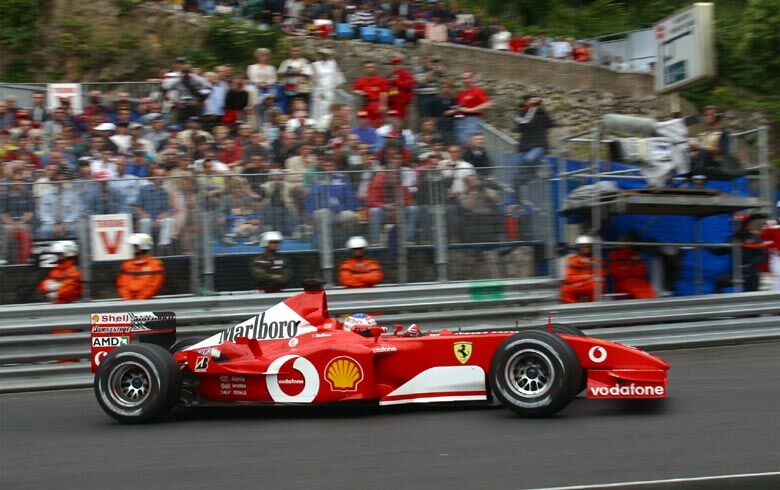 Rubens Barrichello's incident with Kimi Raikkonen's McLaren-Mercedes lead to two stop-go penalties