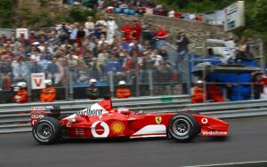 Ferrari at the 2002 Monaco Grand Prix