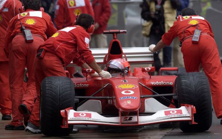 Ferrari got the pit strategy exactly right in the conditions, ably helped by the superior Bridgestone wet weather offering