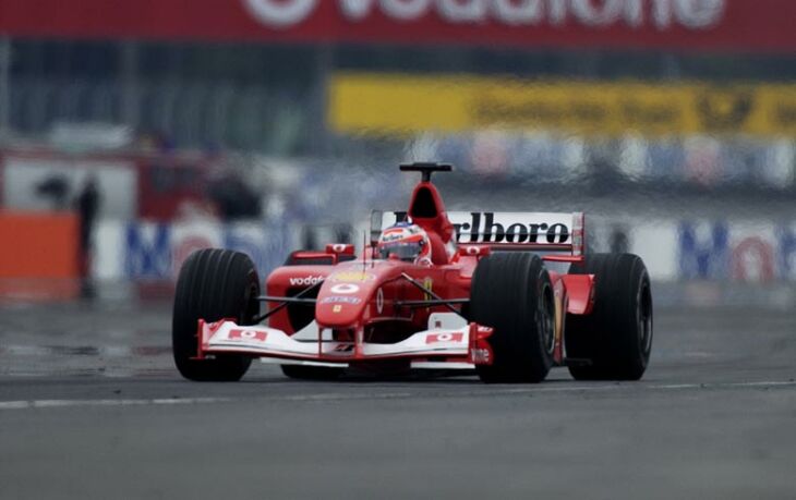 Rubens Barrichello had another race to forget, his Ferrari suffering gearbox problems on the grid and a refuelling rig problem then cost him any chance of second place.