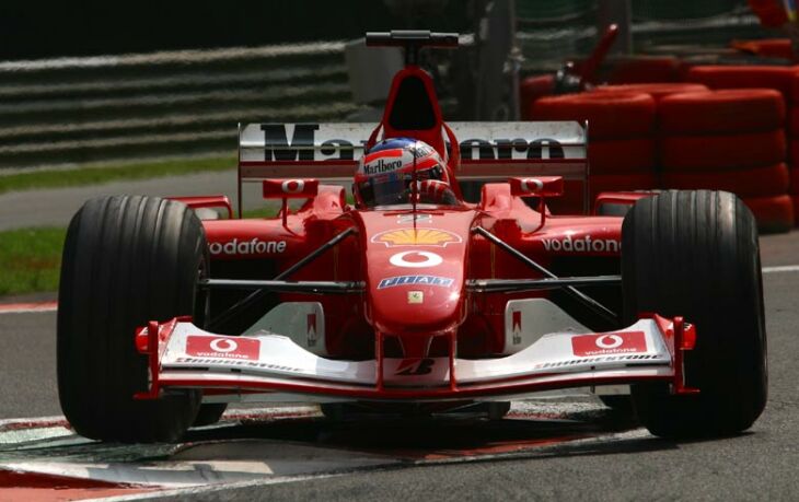 Rubens Barrichello, on his way to second place, extending his grip on second place in the drivers world championship