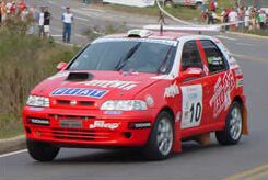 the Fiat Palio took category victory on the Rally de Velocidade