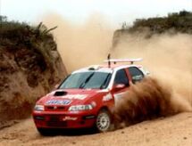 the Fiat Palio took category victory on the Rally de Velocidade
