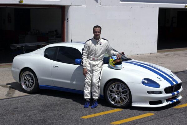 Fabrizio Giovanardi with the Maserati Cambiocorsa Trofeo