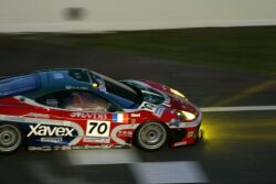 The JMB Ferrari 360 Modena during qualifying for the 2002 Le Mans 24 hour race