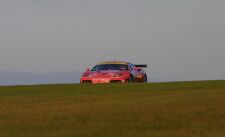 Jamie Davies and Tim Mullen on their way to Ferrari's first ever British GT championship at Donnington. Click here to enlarge this image