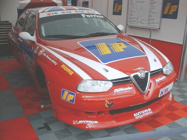 Tom Ferrier, in the DART run Alfa Romeo 156 GTA, had little luck at his home track