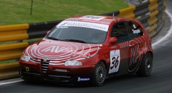 Gabriele Tarquini in the Alfa Romeo 147 at Macau. Click for images from Macau