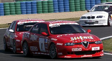reigning ETC champion, Fabrizio Giovanardi, carried on where he had left off, dominating the opening two rounds at Magny Cours