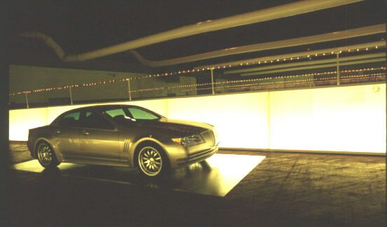 Carcerano Lancia based Grand Turismo at the 'Italian Avant Garde in Car Design' exhibition