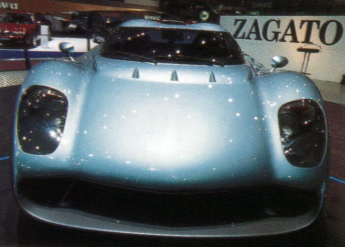 Lamborghini based Zagato Raptor makes its debut at the 1996 Geneva Motor Show