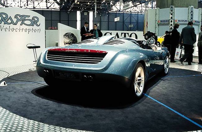 Lamborghini based Zagato Raptor makes its debut at the 1996 Geneva Motor Show