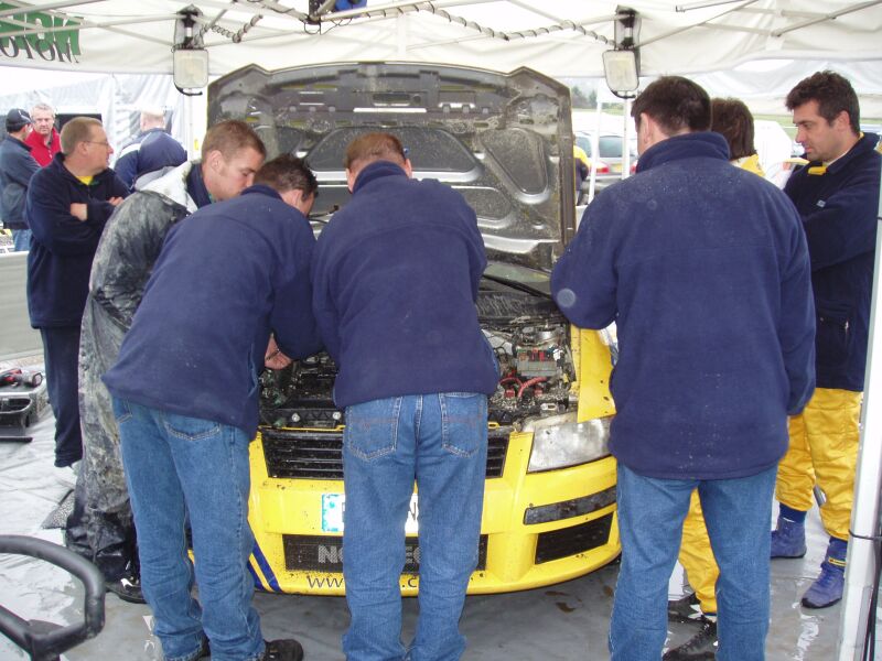 Fiat Stilo Rally action from the 2004 FIA World Rally Championship Waleas Rally GB