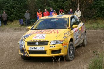 Fiat Stilo Cup UK action from the Trackroad Yorkshire Rally