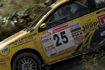 Fiat Stilo Cup UK action from the Trackroad Yorkshire Rally