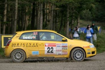 Fiat Stilo Cup UK action from the Trackroad Yorkshire Rally