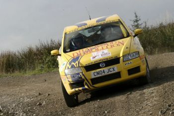 Fiat Stilo Cup UK action from the Trackroad Yorkshire Rally