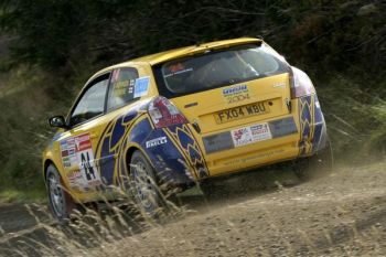 Fiat Stilo Cup UK action from the Trackroad Yorkshire Rally