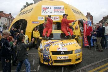 Fiat Stilo Cup UK action from the Trackroad Yorkshire Rally