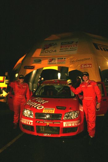 Shaun Woffinden took his third straight victory on the Tempest Rally this weekend, but the 2004 Fiat Stilo Rally Cup drivers' title went to Tom Metcalfe